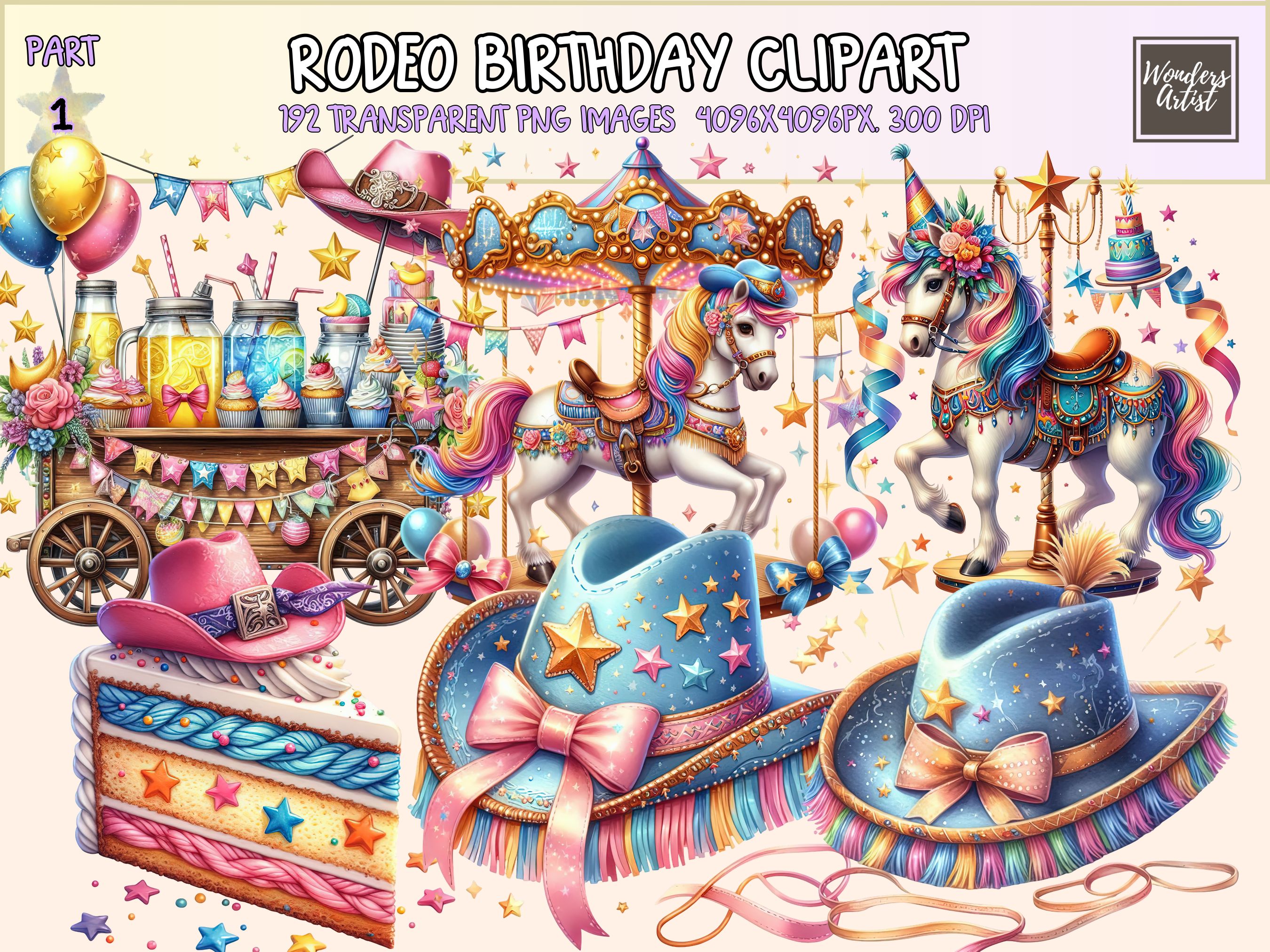 Rodeo Birthday Clipart
